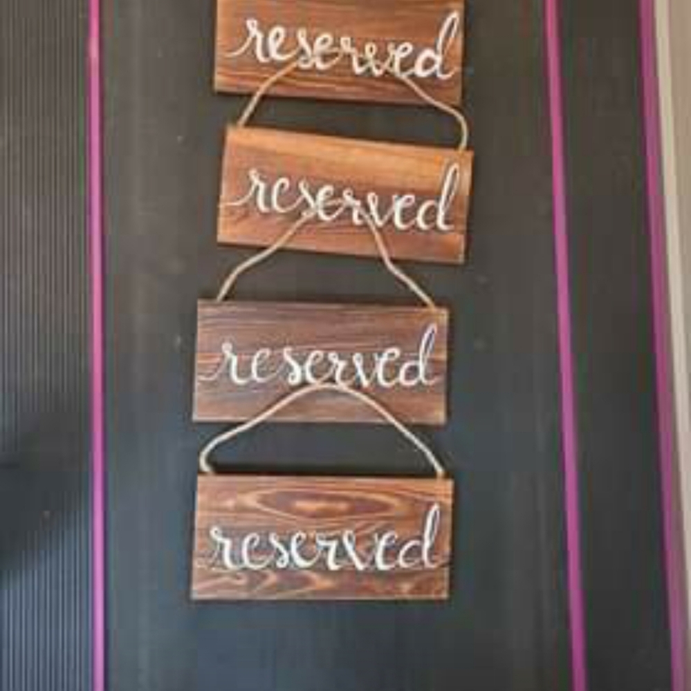 Wedding signs